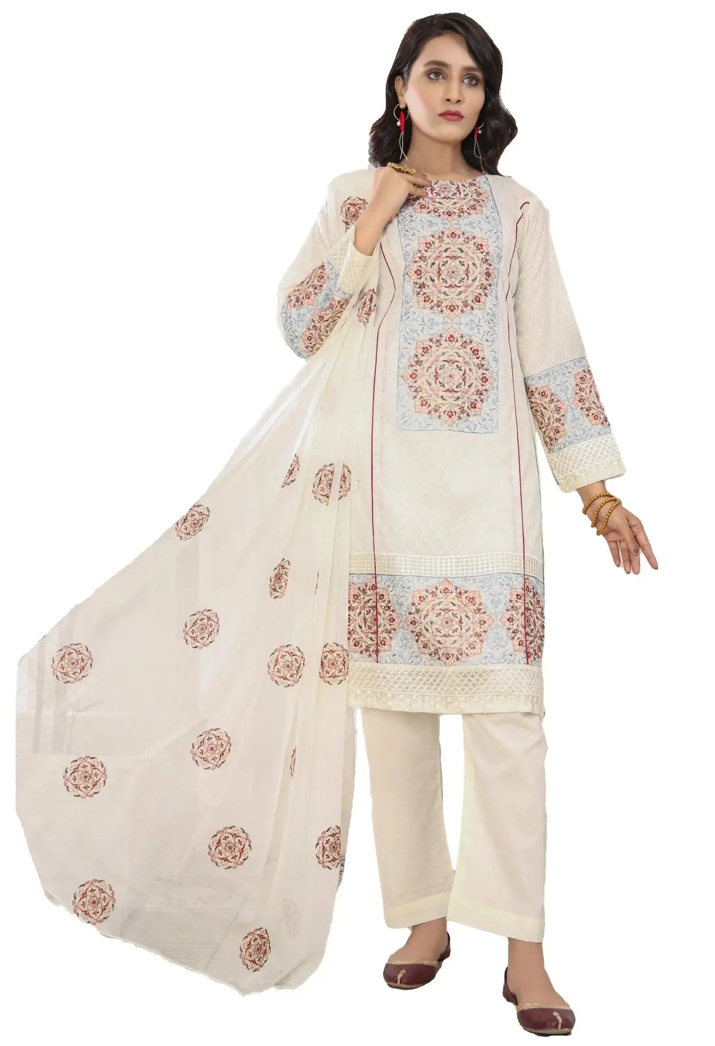 Cotton Pakistani Ladies Suits, For Party Wear, Handwash at best
