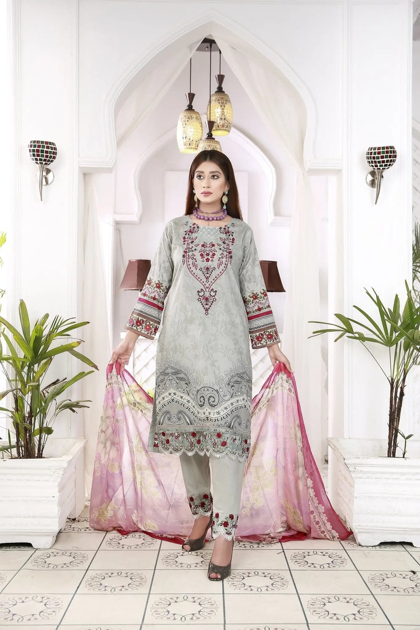 IshDeena Indian Dresses for Women Party Wear Pakistani Salwar Kameez Suit Ready to Wear - IshDeena