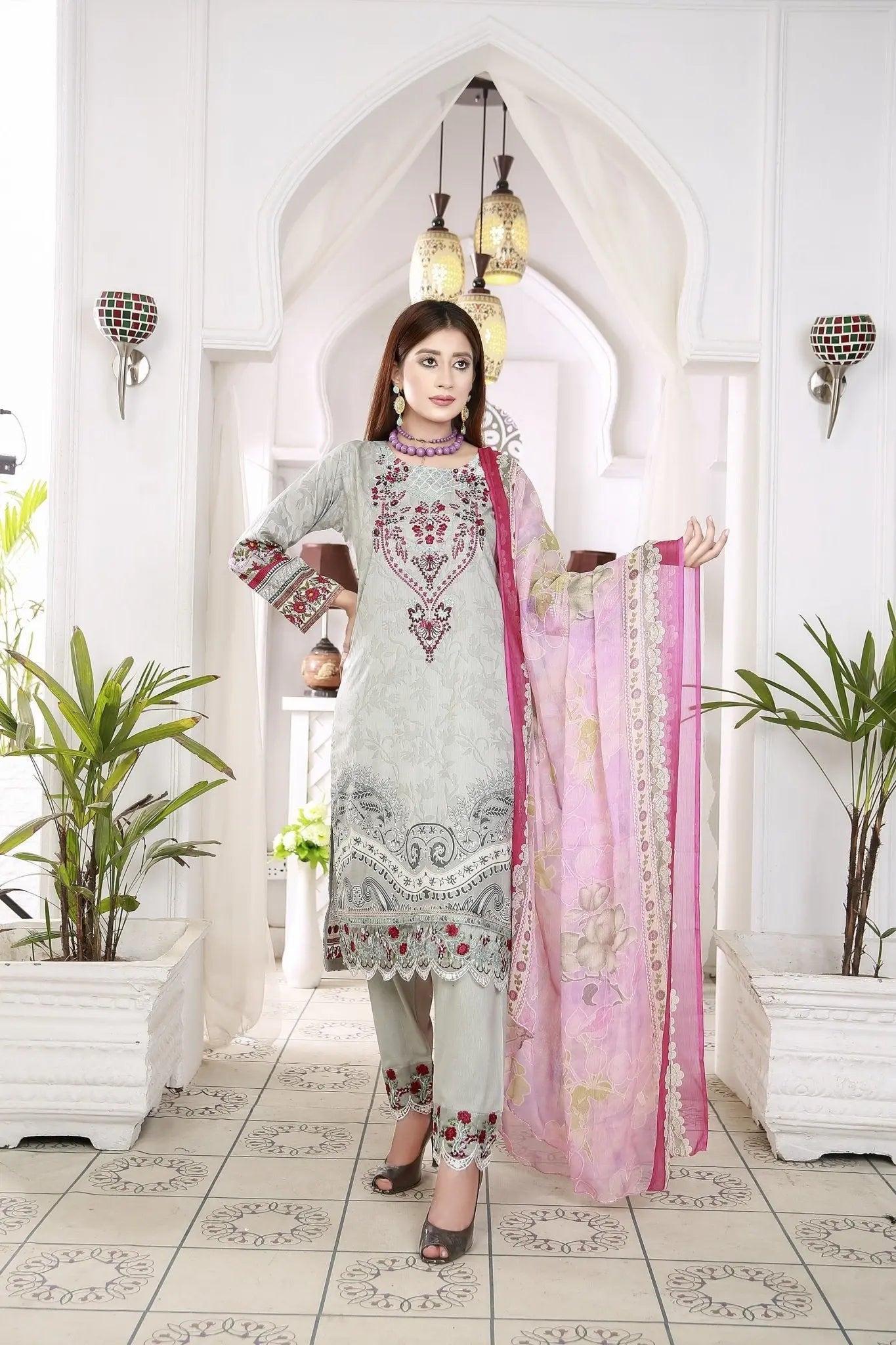 IshDeena Indian Dresses for Women Party Wear Pakistani Salwar Kameez Suit Ready to Wear - IshDeena