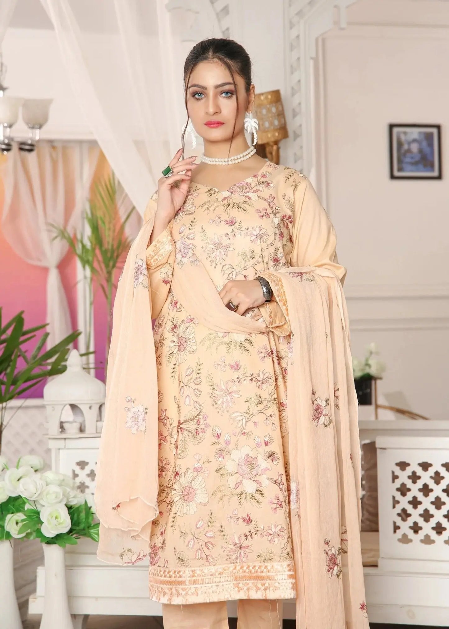 IshDeena Indian Dresses for Women Party Wear Pakistani Salwar Kameez Suit Ready to Wear - IshDeena