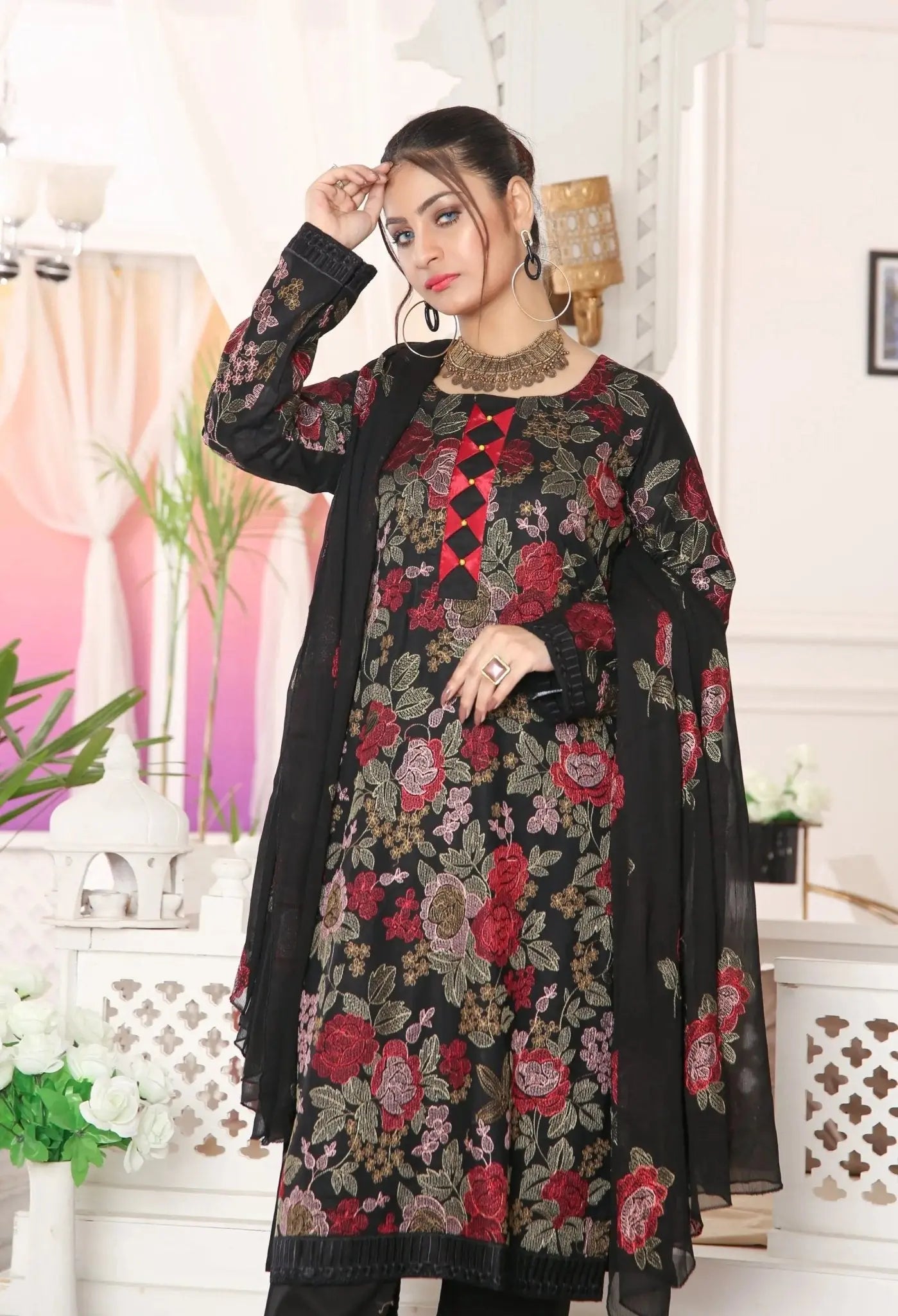 IshDeena Indian Dresses for Women Party Wear Pakistani Salwar Kameez Suit Ready to Wear - IshDeena