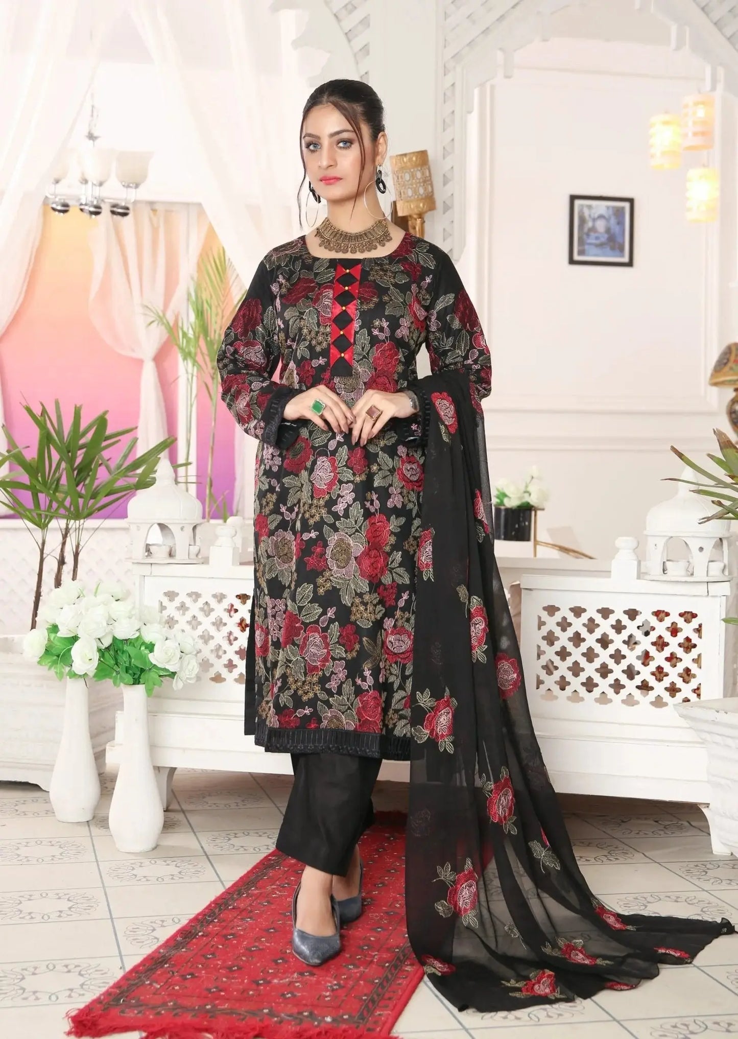 IshDeena Indian Dresses for Women Party Wear Pakistani Salwar Kameez Suit Ready to Wear - IshDeena