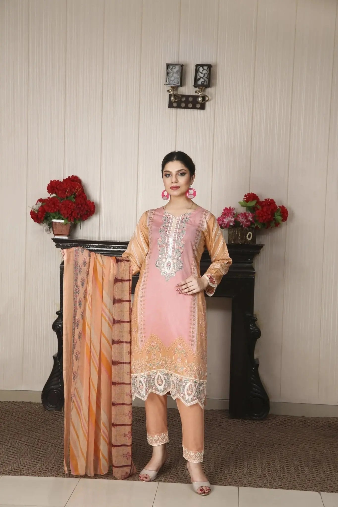 IshDeena Indian Dresses for Women Party Wear Pakistani Salwar Kameez Suit Ready to Wear - IshDeena