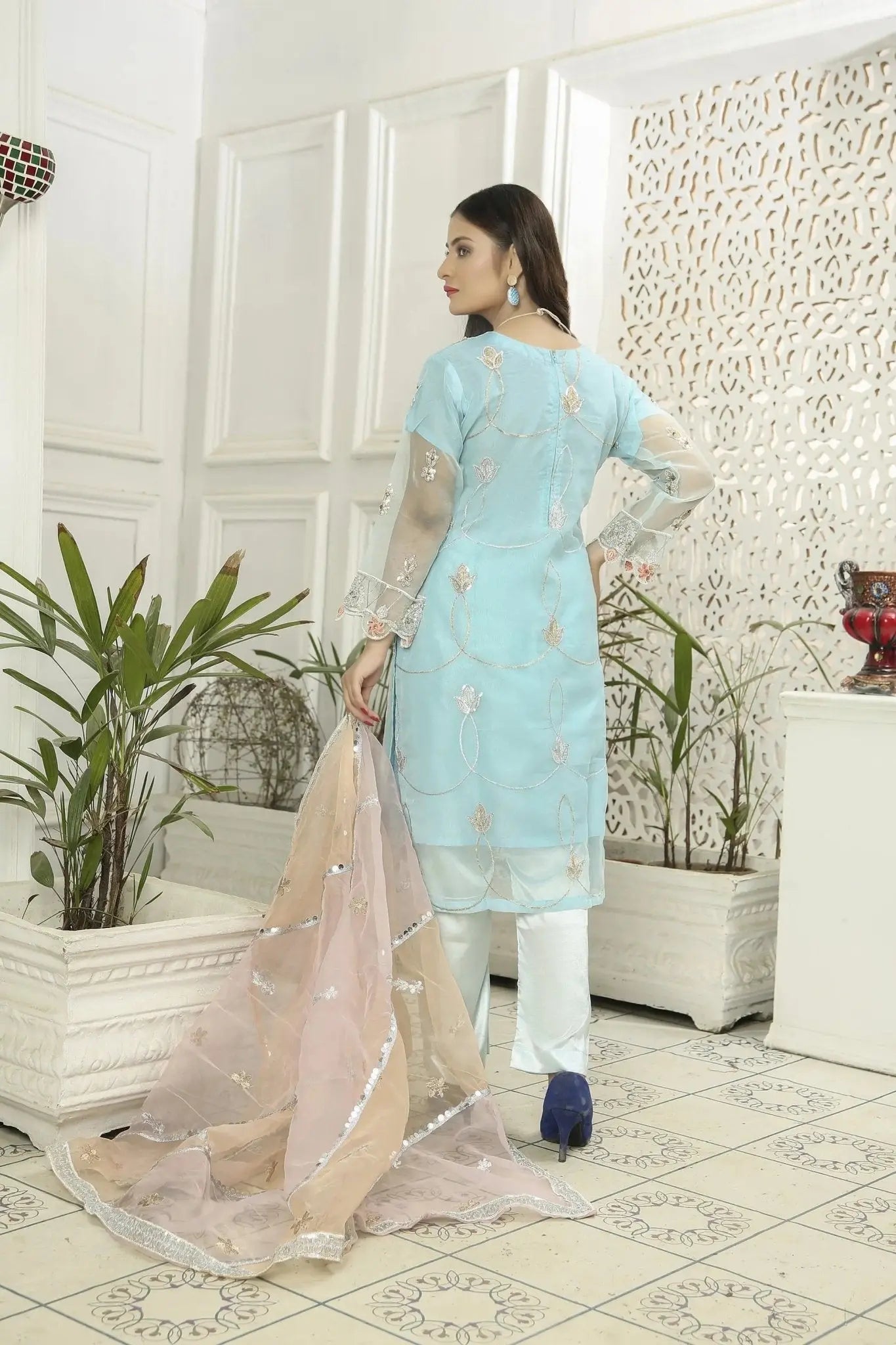 IshDeena Indian Dresses for Women Party Wear Suits Pakistani Formal Wedding Outfits - IshDeena