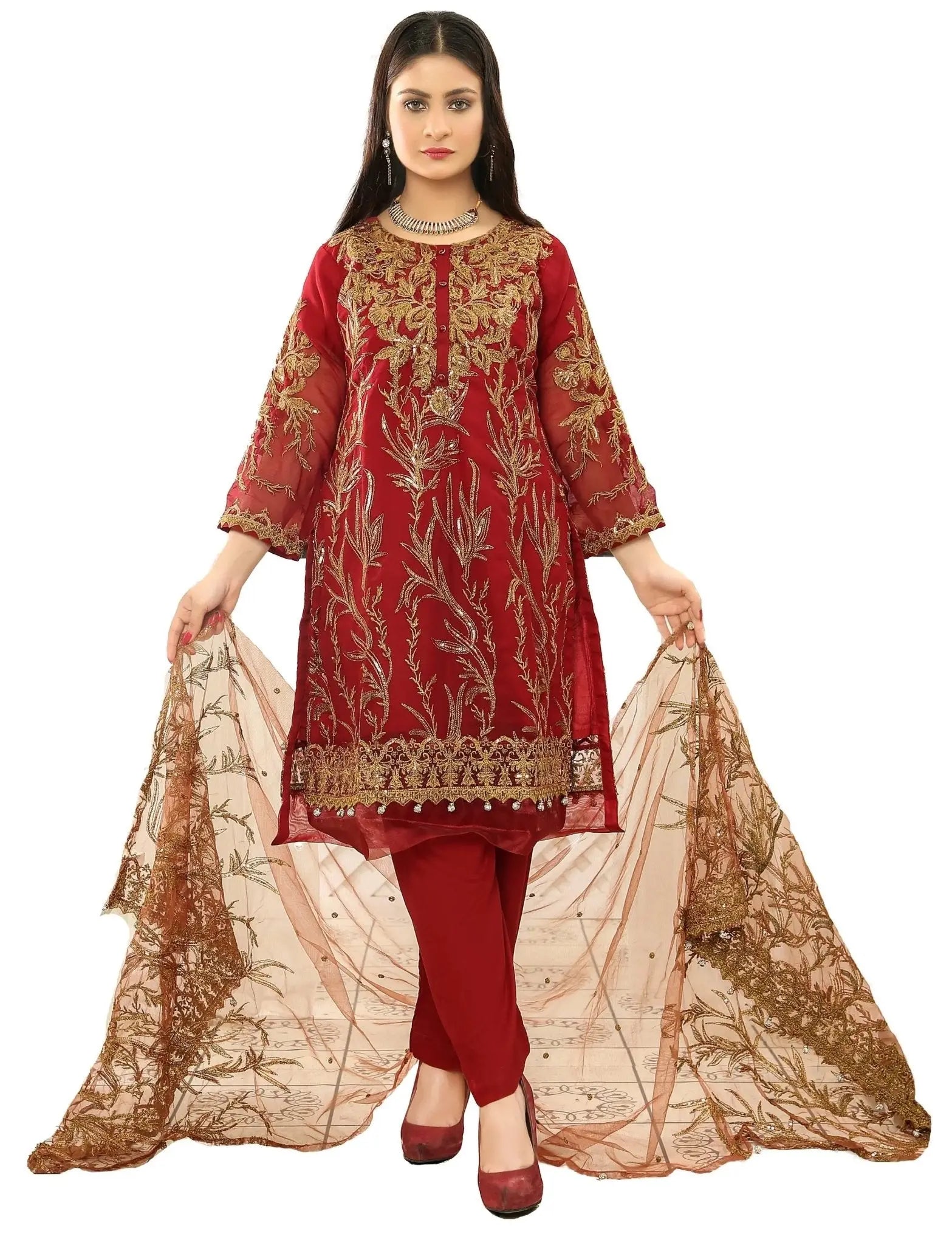 IshDeena Indian Dresses for Women Party Wear Suits Pakistani Formal Wedding Outfits - IshDeena