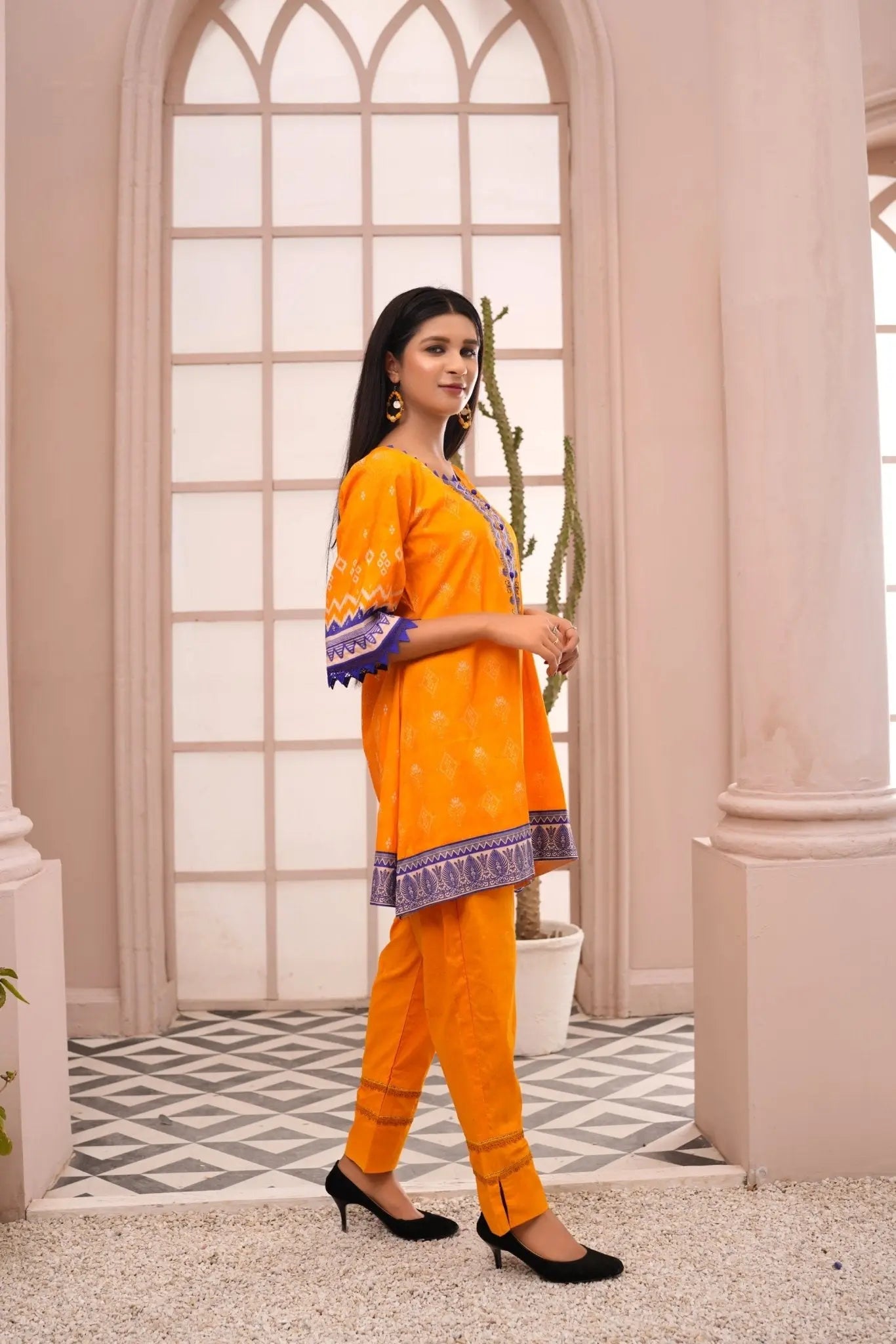 IshDeena Indian Kurtis for Women: Stylish Long Shirt, 100% Cotton, Casual & Festive M-3XL - Indian Tunic Tops for Ladies - IshDeena