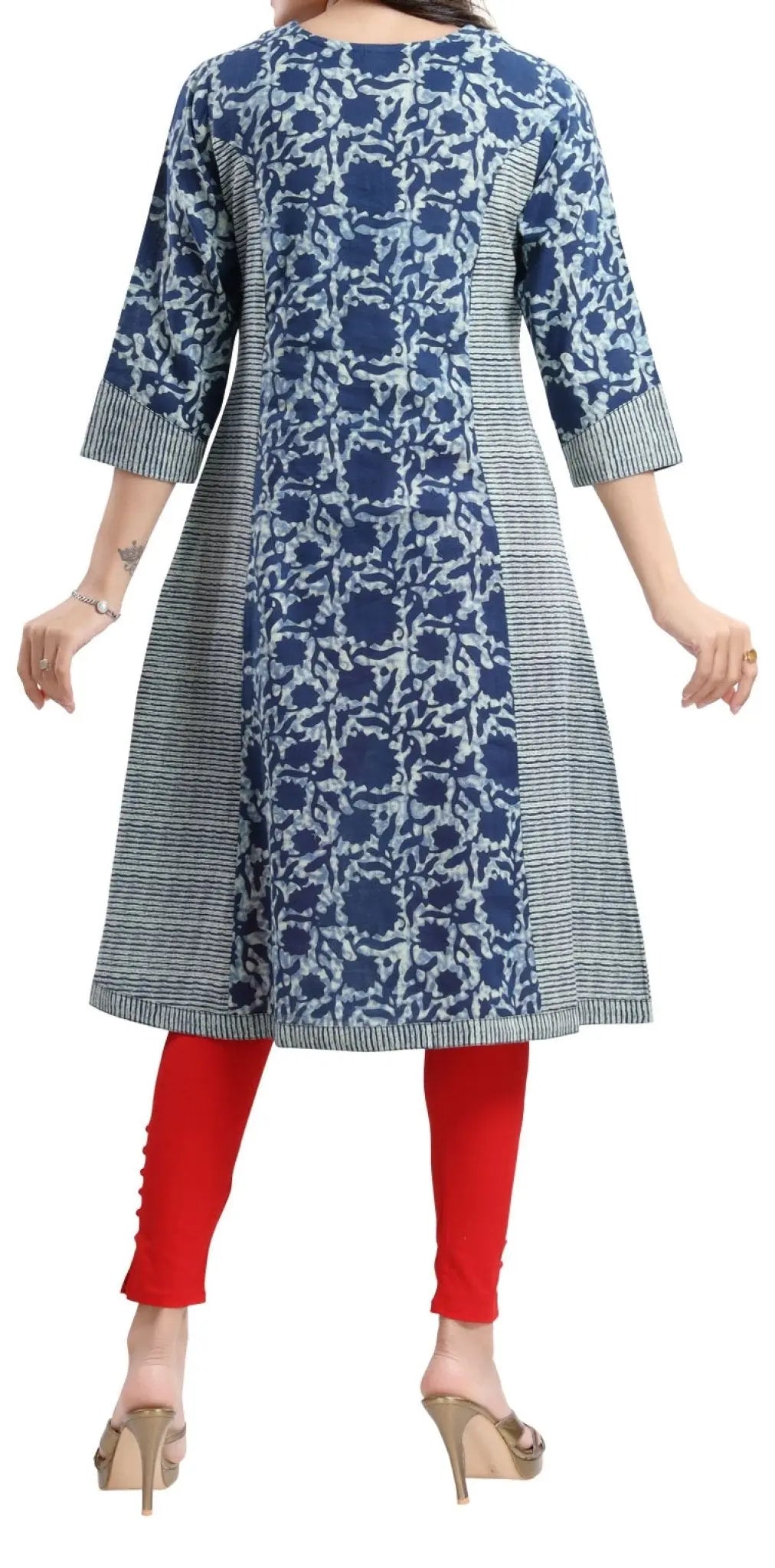 IshDeena Indian Kurtis for Women Indian Style Cotton Tunics Womens Tops Kurta & Peplum - IshDeena