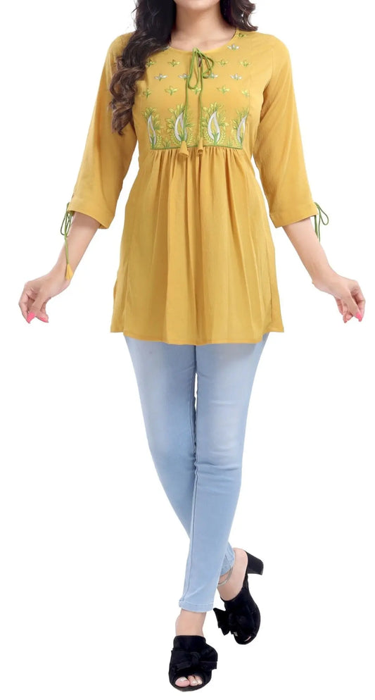 IshDeena Indian Kurtis for Women Indian Style Cotton Tunics Womens Tops Kurta & Peplum - IshDeena