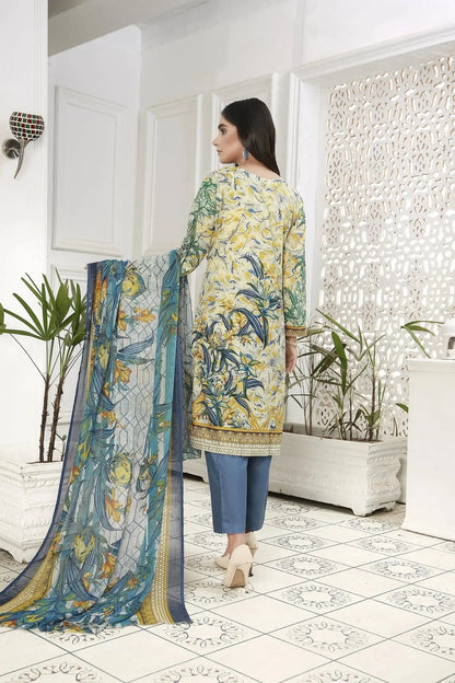 IshDeena Indian salwar kameez suit women ready to wear Pakistani cotton lawn embroidered - IshDeena