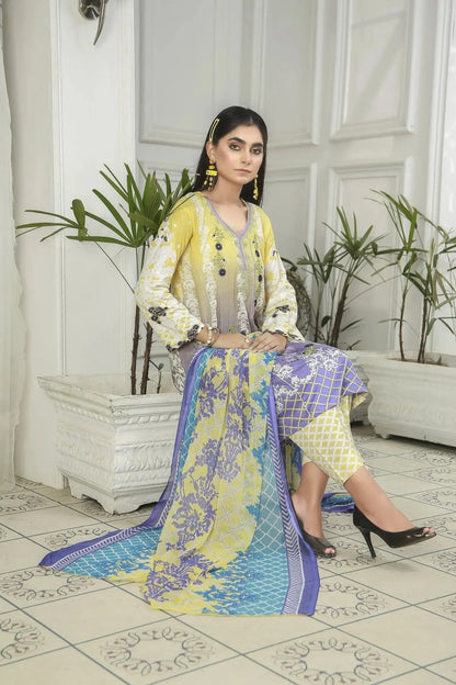 IshDeena Indian salwar kameez suit women ready to wear Pakistani cotton lawn embroidered - IshDeena