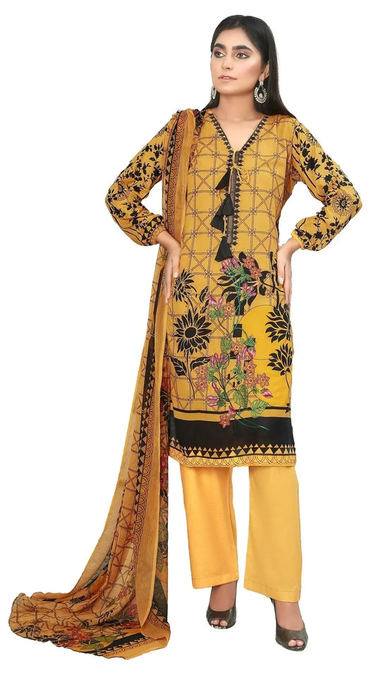 IshDeena Indian salwar kameez suit women ready to wear Pakistani cotton lawn embroidered - IshDeena