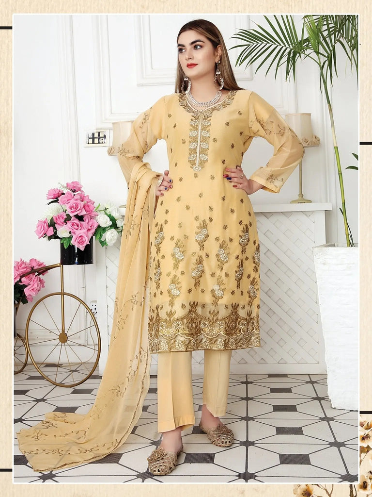Buy Blossom 3 Piece Dress at Rs. 2400 online from Bullionknot All  Collection : BK536N
