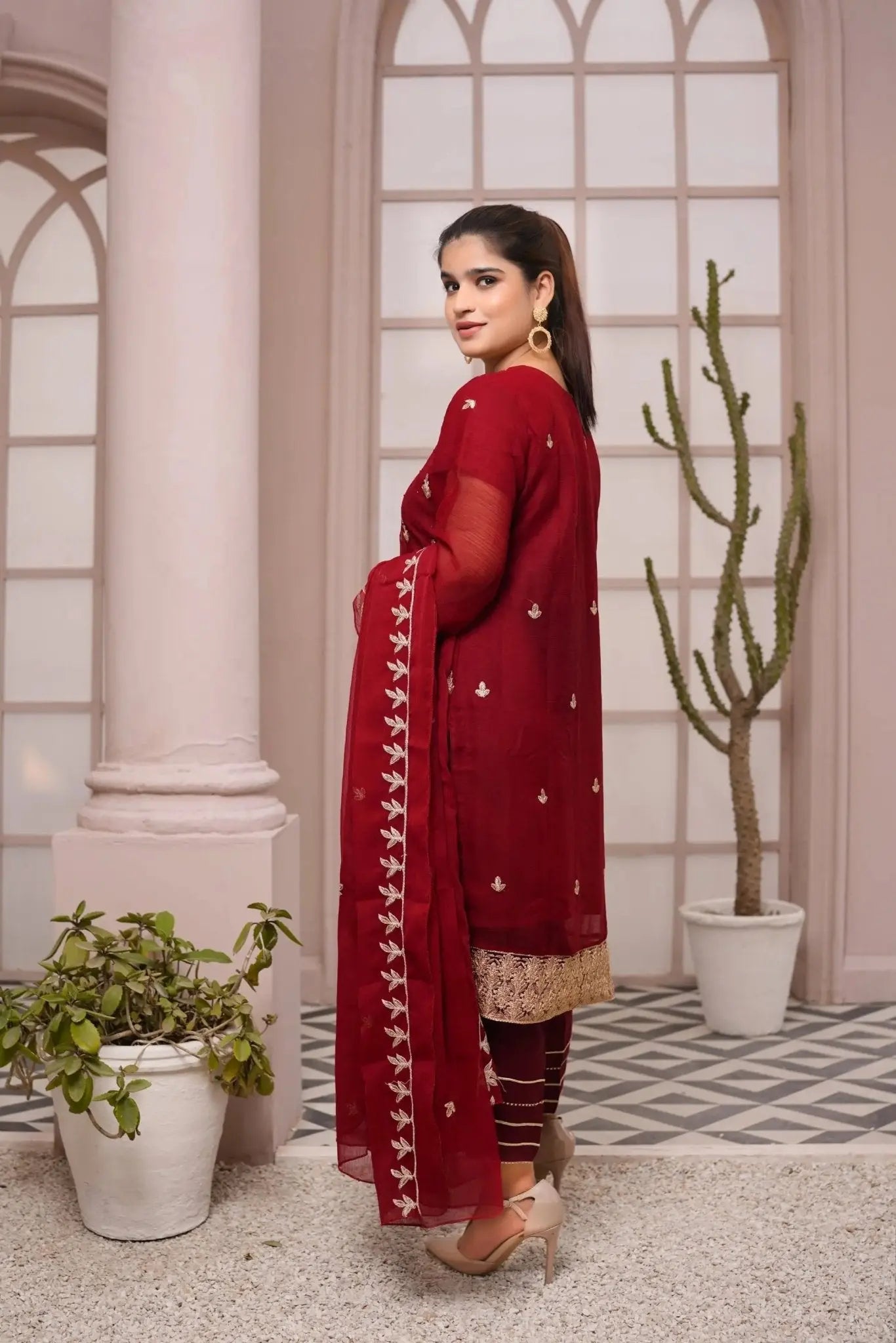 3 piece traditional Pakistani deals indian dress