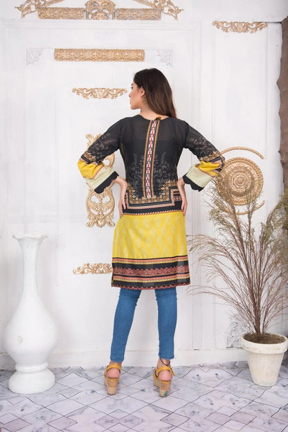 IshDeena Pakistani Kurtis for women Indian Style Cotton Tunics Womens Tops Printed Lawn - IshDeena