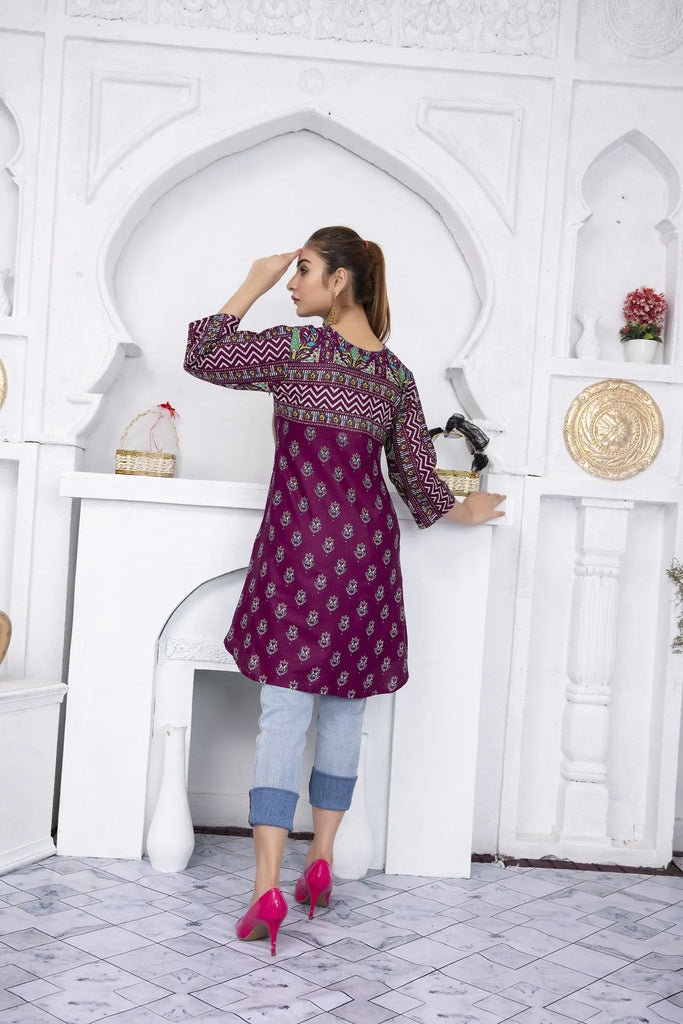 IshDeena Women's Indian Kurtis - Short Tunic Tops, Cotton Rayon, Casual  Designer Prints, M-2XL - Stylish 1-Piece Indian Style - IshDeena