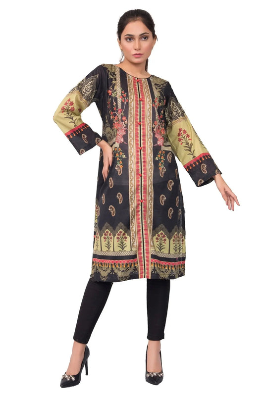 IshDeena Pakistani Kurtis for women Indian Style Cotton Tunics Womens Tops Printed Lawn - IshDeena