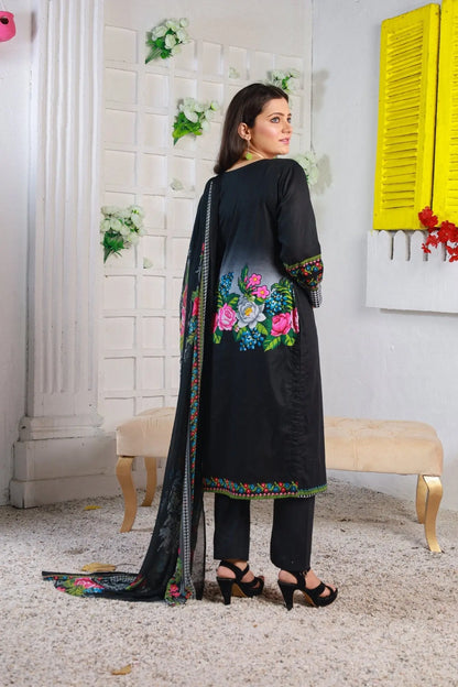 IshDeena Pakistani Lawn Salwar Kameez Indian Dresses for Women Ready to Wear Embroidered - IshDeena