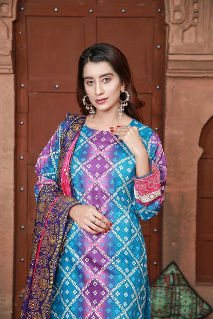 IshDeena Pakistani Lawn Salwar Kameez Indian Dresses for Women Ready to Wear Printed - IshDeena