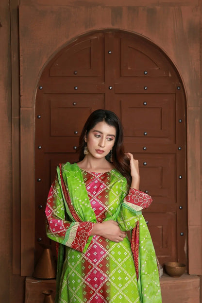 IshDeena Pakistani Lawn Salwar Kameez Indian Dresses for Women Ready to Wear Printed - IshDeena