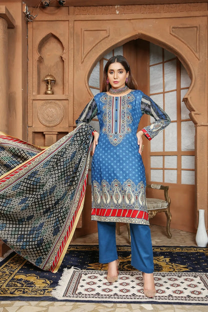 IshDeena Pakistani Lawn Salwar Kameez Indian Dresses for Women Ready to Wear Printed - IshDeena