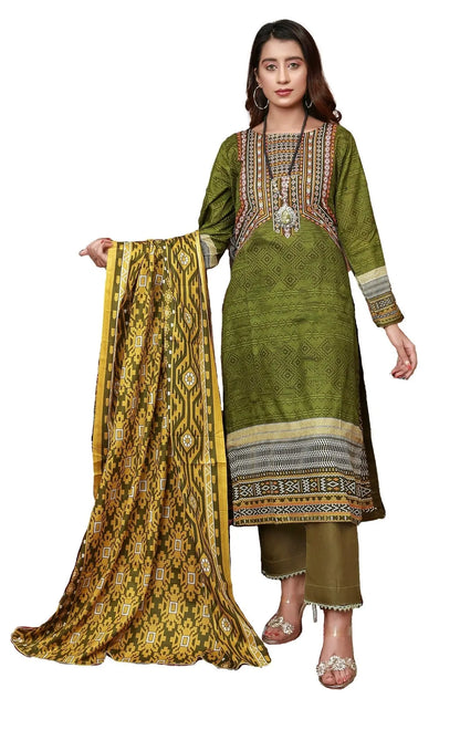 IshDeena Pakistani Lawn Salwar Kameez Indian Dresses for Women Ready to Wear Printed - IshDeena