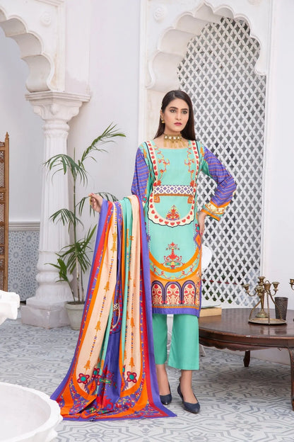 IshDeena Pakistani Linen Salwar Kameez Indian Dresses for Women Ready to Wear 3 Pieces - IshDeena