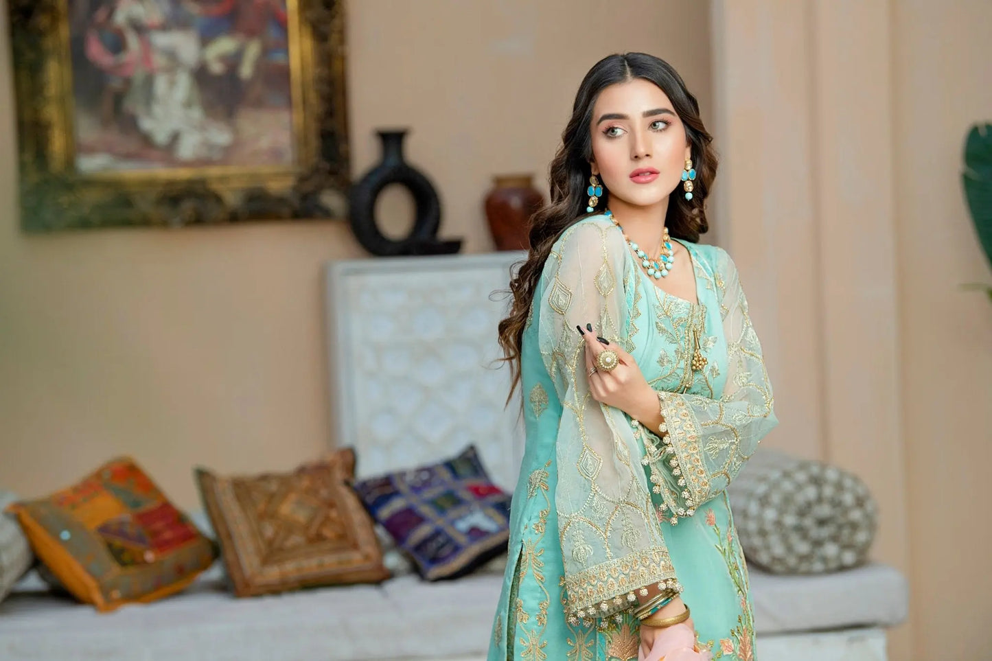 IshDeena Party Wear Formal Outfits Indian Pakistani Wedding Dresses for Women Designer - IshDeena