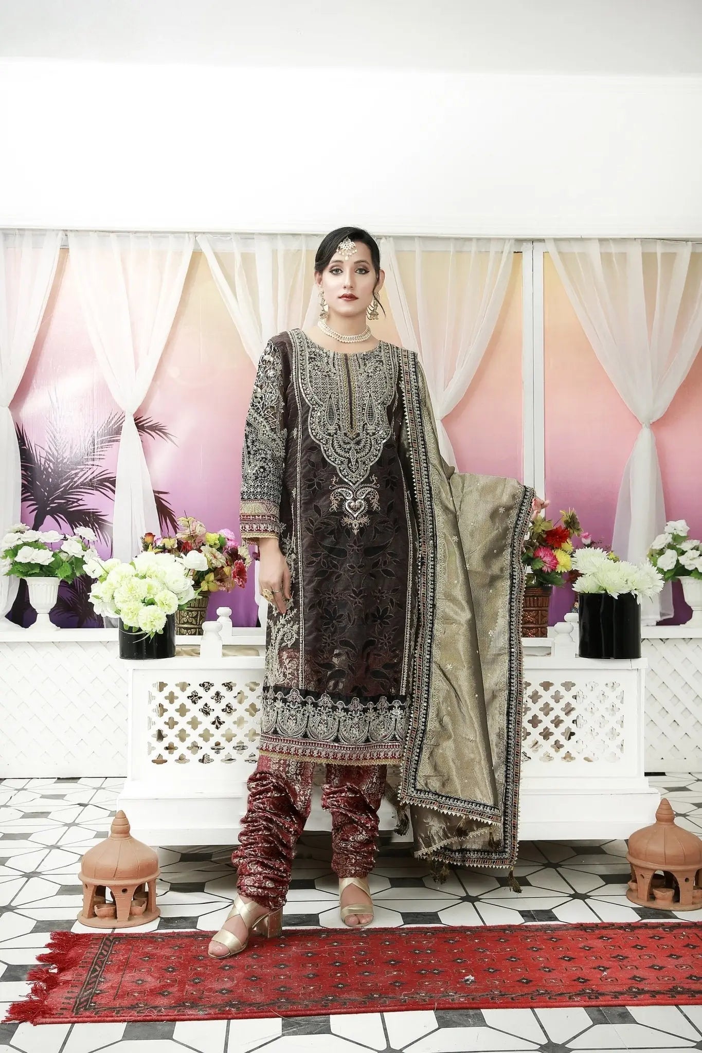 IshDeena Party Wear Formal Outfits Indian Pakistani Wedding Dresses for Women Designer - IshDeena