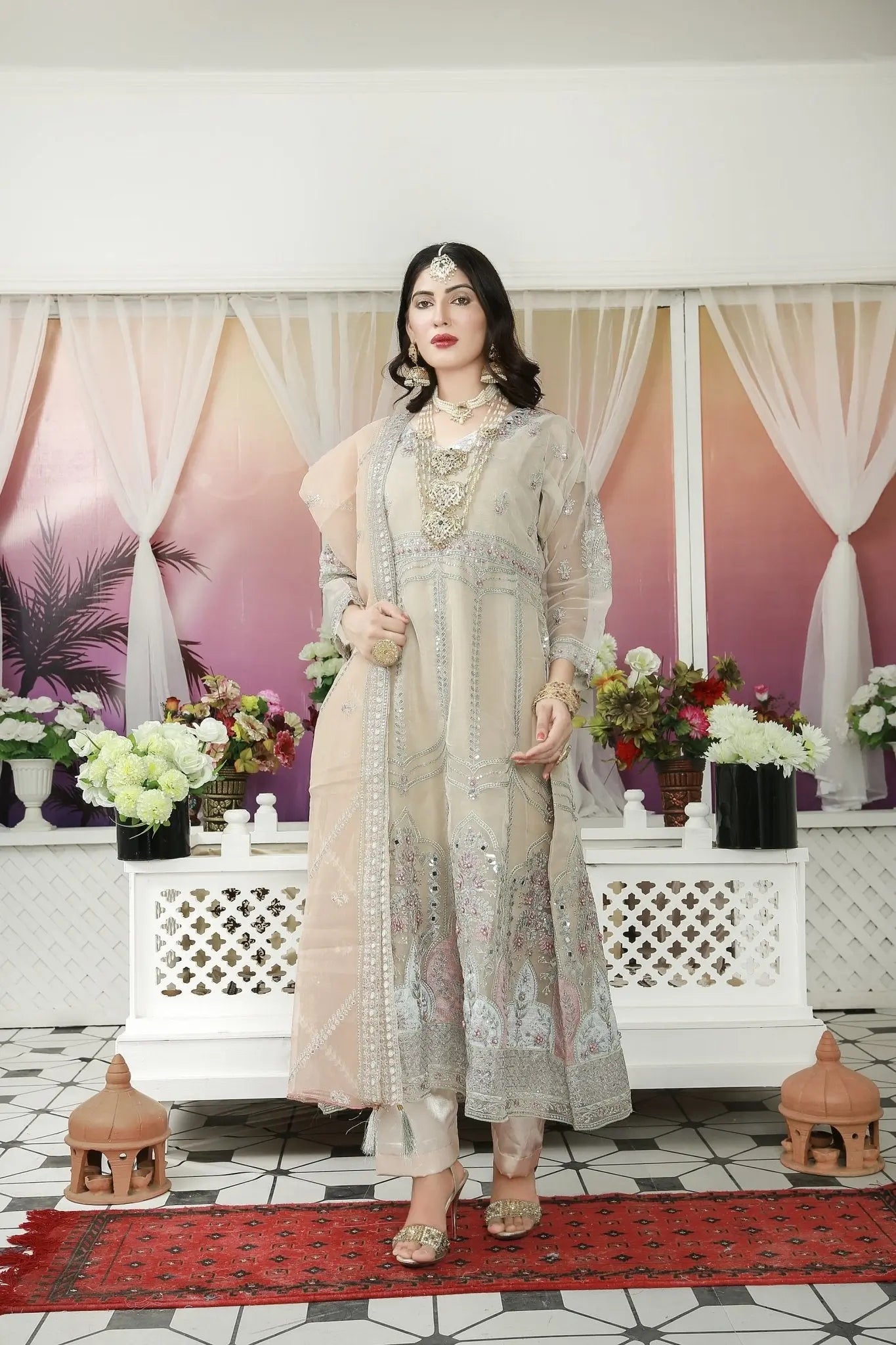 IshDeena Party Wear Formal Outfits Indian Pakistani Wedding Dresses for Women Designer - IshDeena