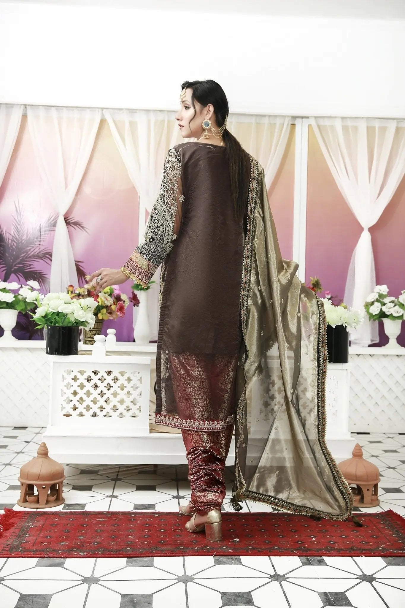 IshDeena Party Wear Formal Outfits Indian Pakistani Wedding Dresses for Women Designer - IshDeena