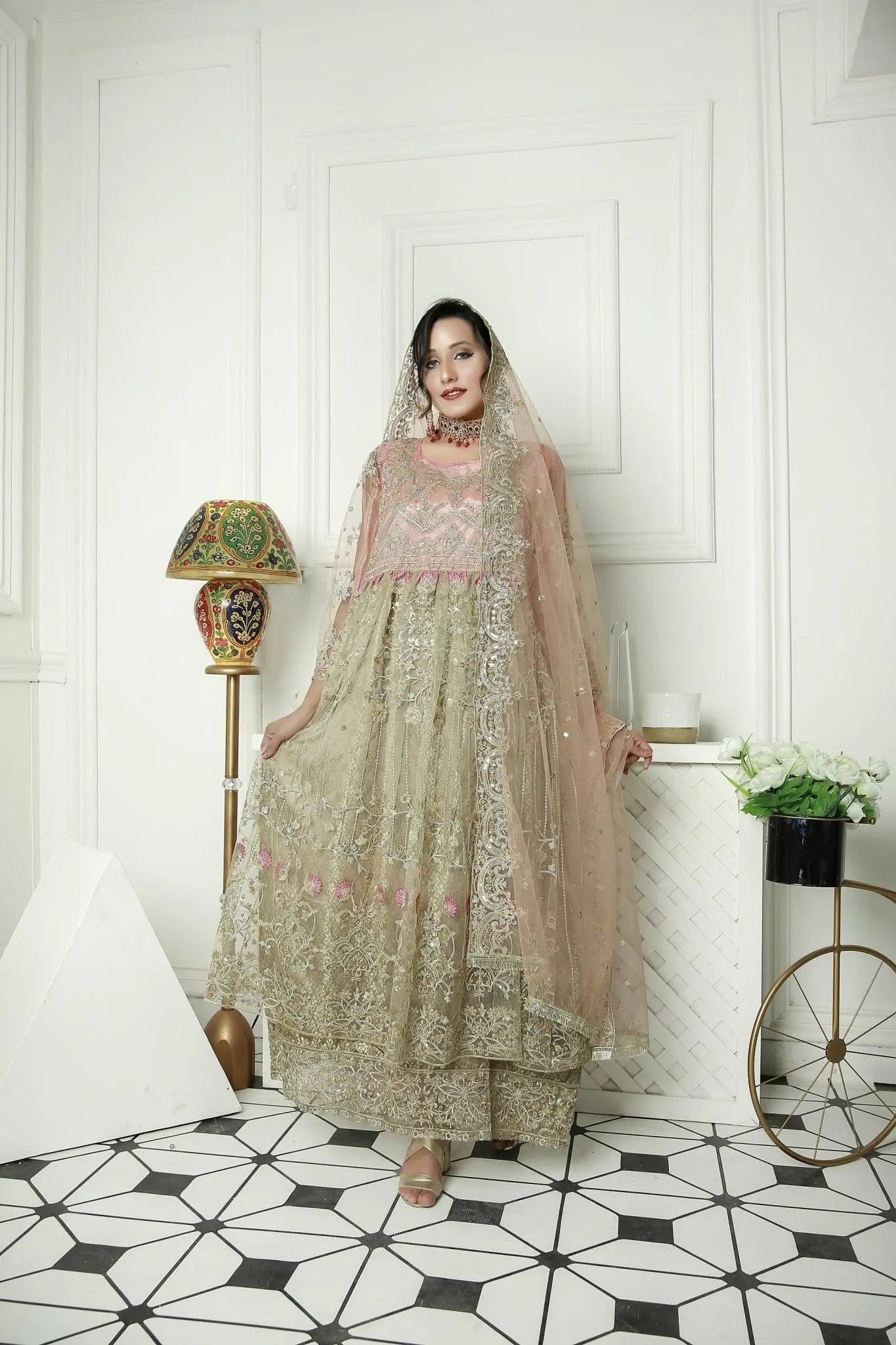 IshDeena Party Wear Formal Outfits Indian Pakistani Wedding Dresses for Women Designer - IshDeena