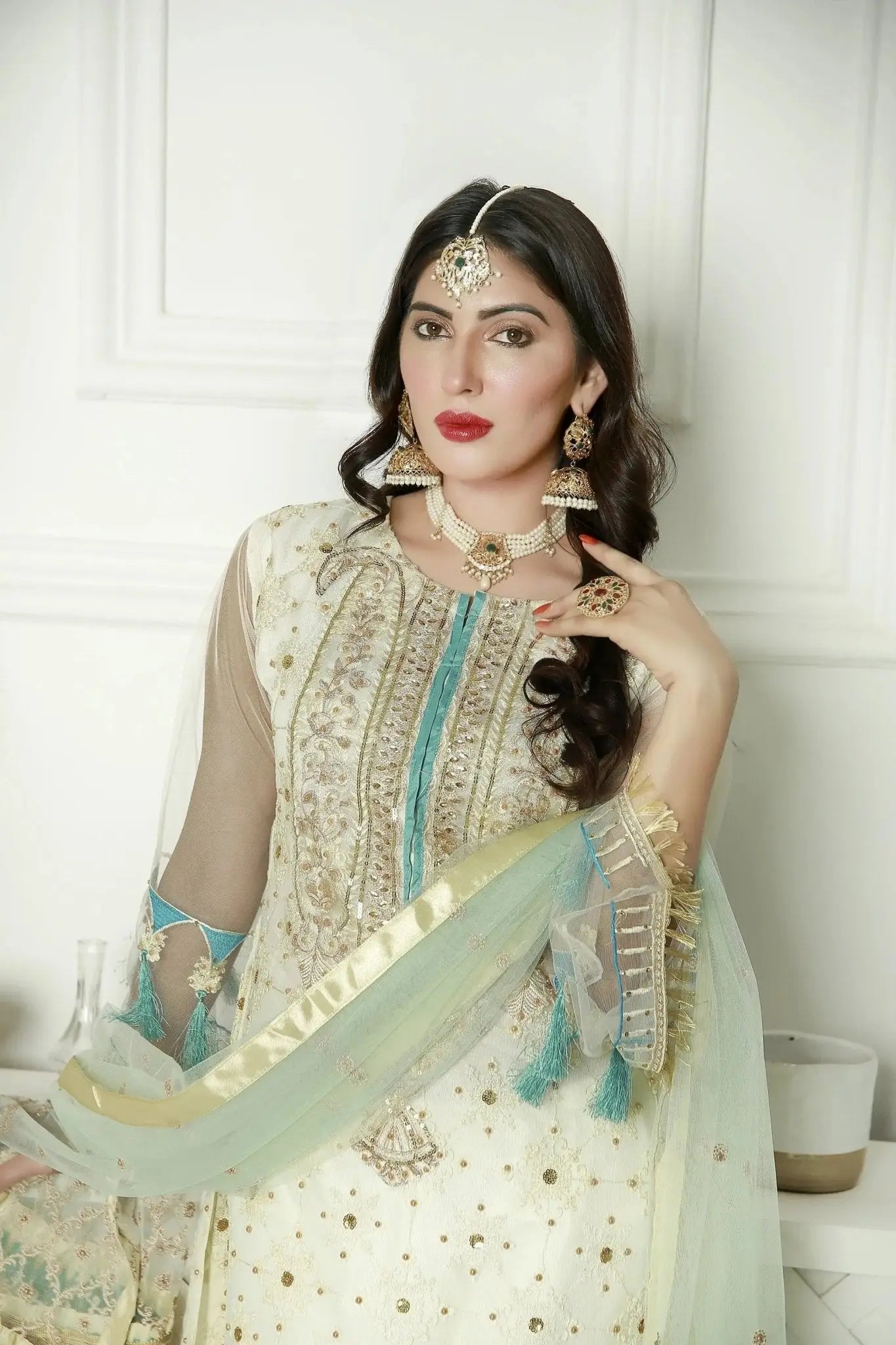 IshDeena Party Wear Formal Outfits Indian Pakistani Wedding Dresses for Women Designer - IshDeena