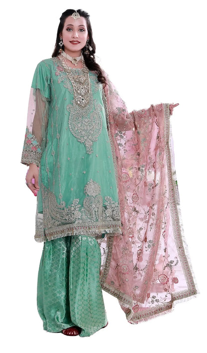 IshDeena Party Wear Formal Outfits Indian Pakistani Wedding Dresses for Women Designer - IshDeena