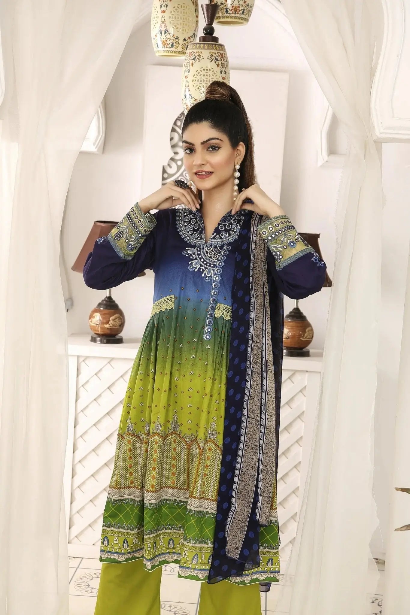 IshDeena Salwar Kameez Suit Women Ready to Wear Indian Dresses for Women Party Wear 2023 - IshDeena