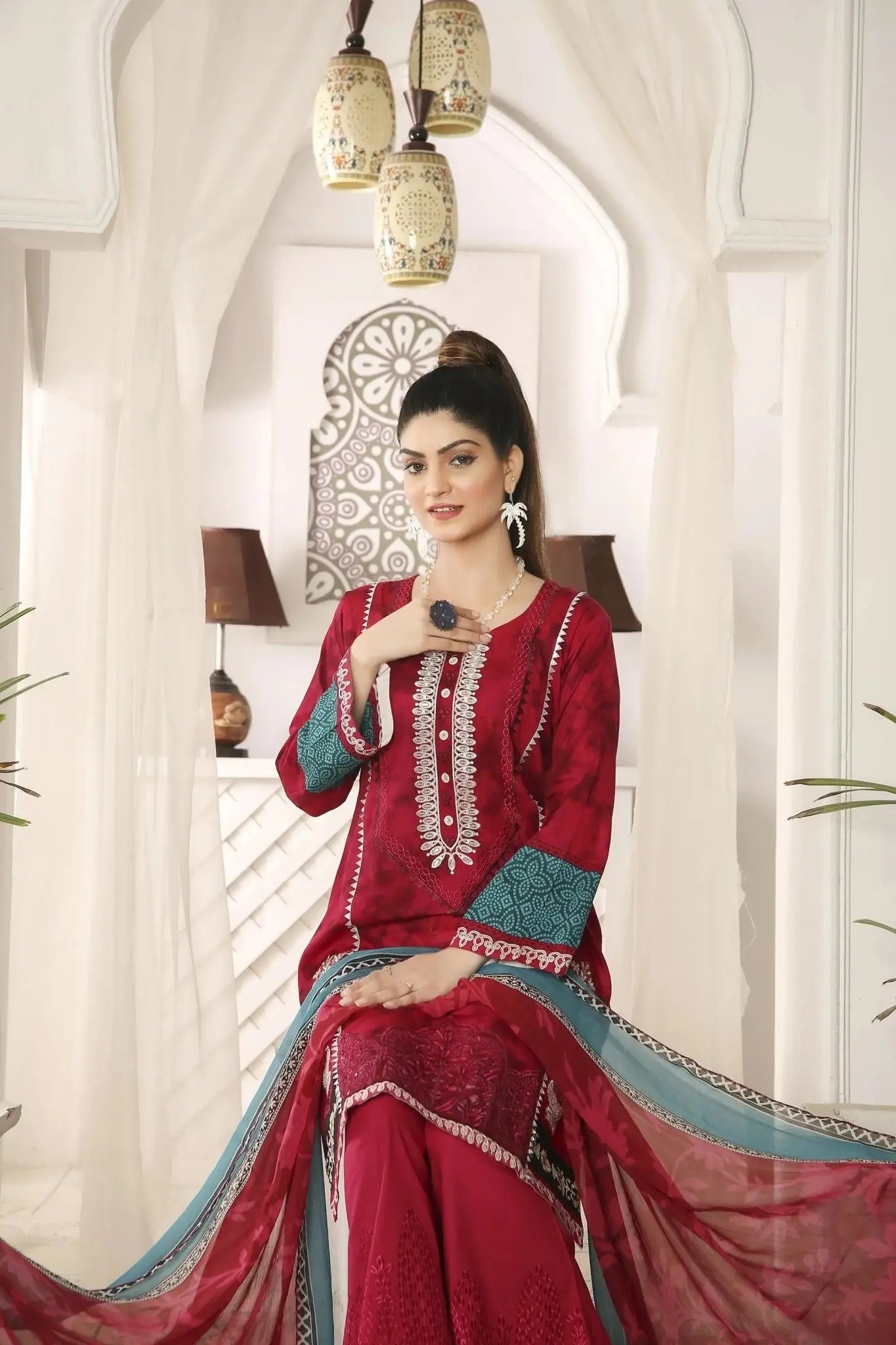 IshDeena Salwar Kameez Suit Women Ready to Wear Indian Dresses for Women Party Wear 2023 - IshDeena