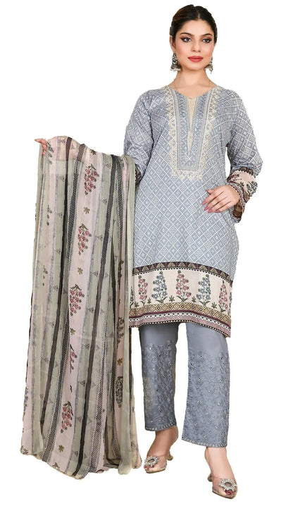 IshDeena Salwar Kameez Suit Women Ready to Wear Indian Pakistani Party Wear Dresses Lawn - IshDeena