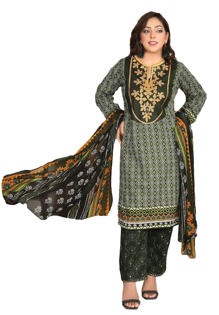 IshDeena Salwar Kameez Suit Women Ready to Wear Indian Pakistani Party Wear Dresses Lawn - IshDeena