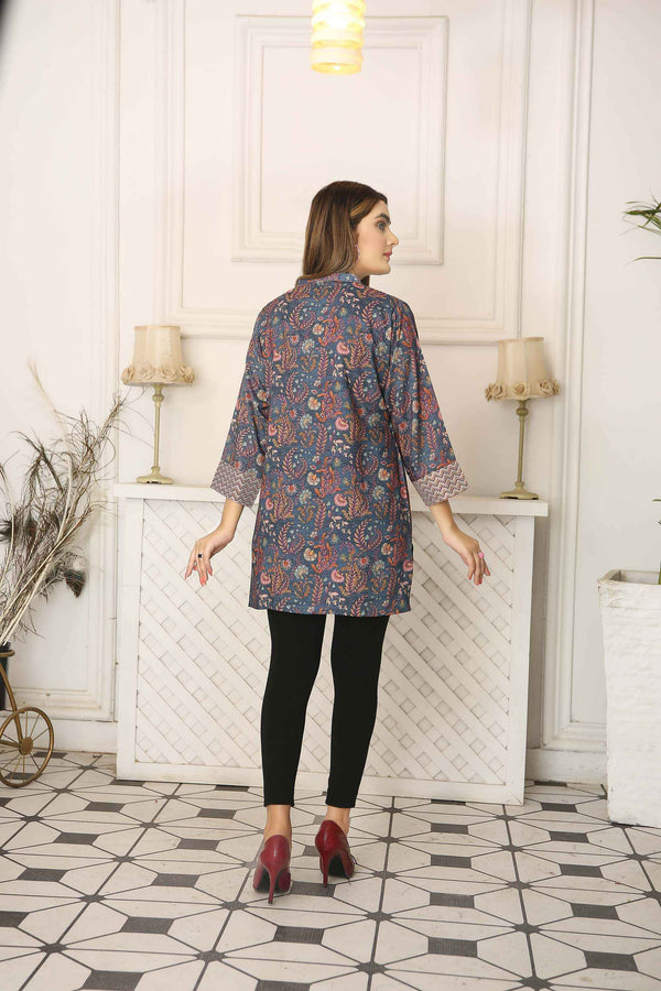 Kurtis for Women Linen Printed Short Style | Buy Online USA – IshDeena