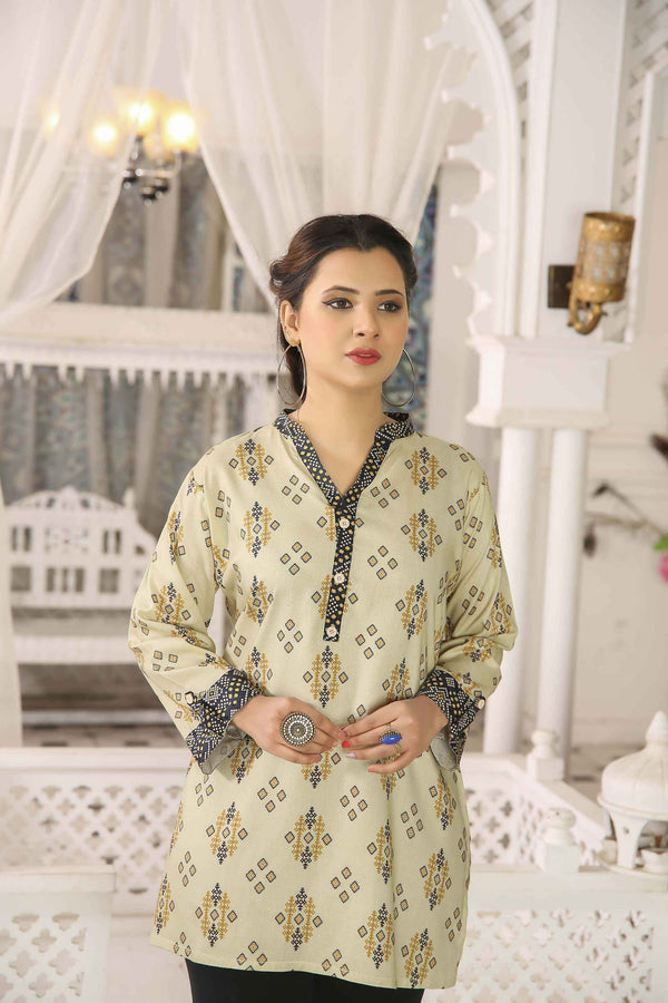 Kurtis for Women Linen Printed Long Style | Buy Online USA – IshDeena