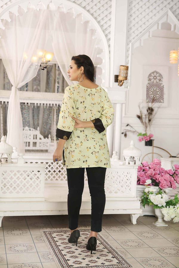 Kurtis for Women Linen Printed Short Style | Buy Online USA – IshDeena