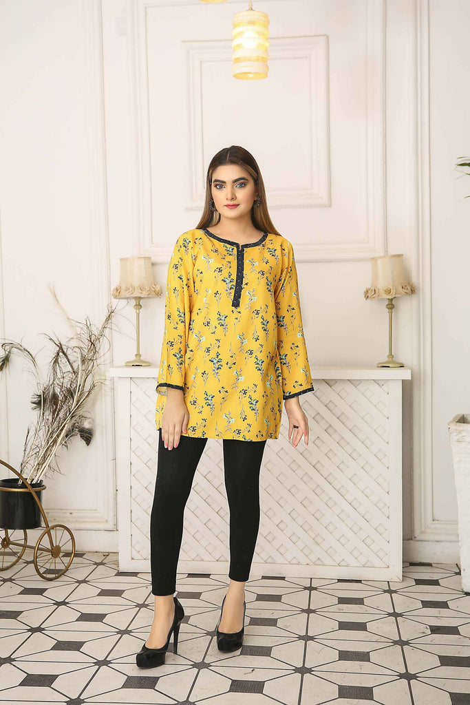 Kurtis for Women Linen Printed Short Style | Buy Online USA – IshDeena