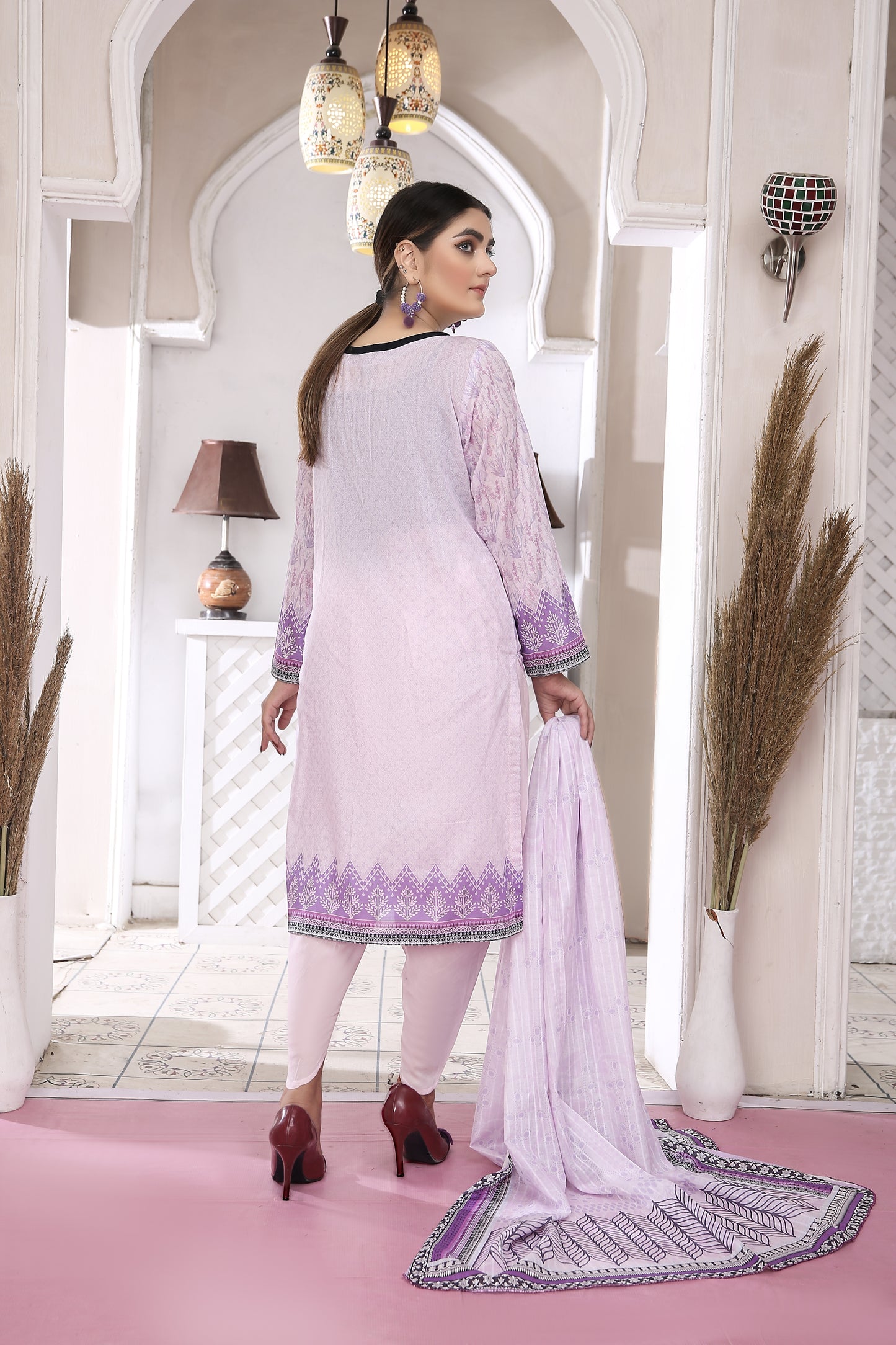 IshDeena Indian Dresses for Women Eid Wear Pakistani Salwar Kameez Suit Ready to Wear Cotton (M-3XL) New 2025V18AZ0523S1ID9