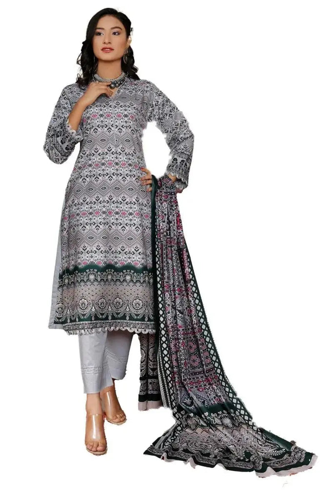 IshDeena Cotton Cambric Salwar Kameez Indian Pakistani Women Dresses - Kapaas Collection - IshDeena