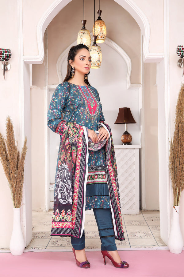 IshDeena Indian Dresses for Women Eid Wear Pakistani Salwar Kameez Suit Ready to Wear Cotton (M-3XL) New 2025V18AZ0523S1ID6