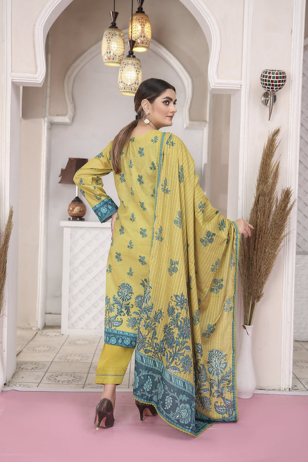 IshDeena Indian Dresses for Women Eid Wear Pakistani Salwar Kameez Suit Ready to Wear Cotton (M-3XL) New 2025V18AZ0523S1ID1