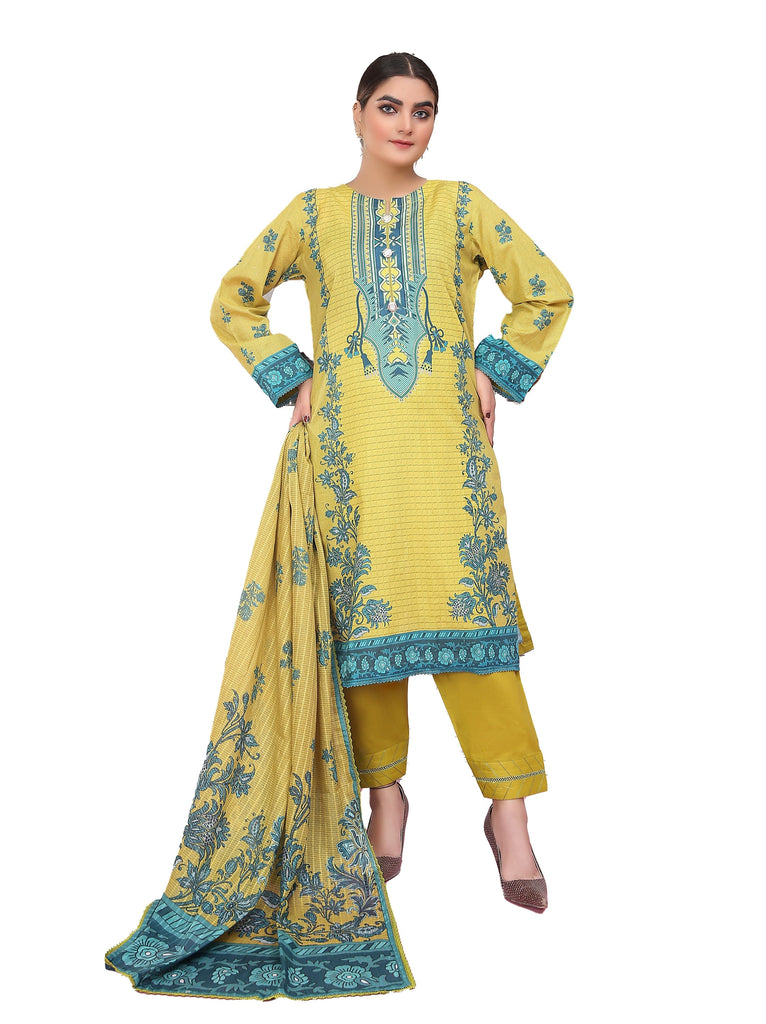 IshDeena Indian Dresses for Women Eid Wear Pakistani Salwar Kameez Suit Ready to Wear Cotton (M-3XL) New 2025V18AZ0523S1ID1