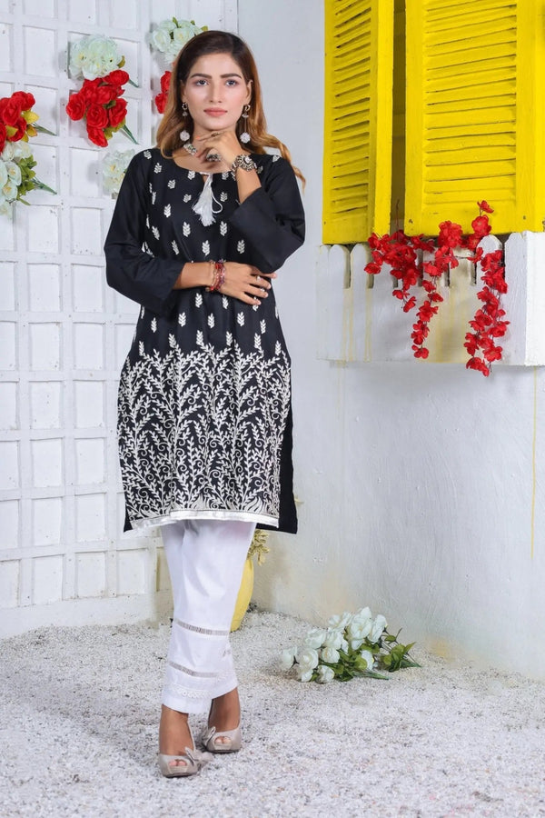 IshDeena Indian Kurtis for Women Indian Style Cotton Tunics Womens Tops Summer Embroidered - IshDeena