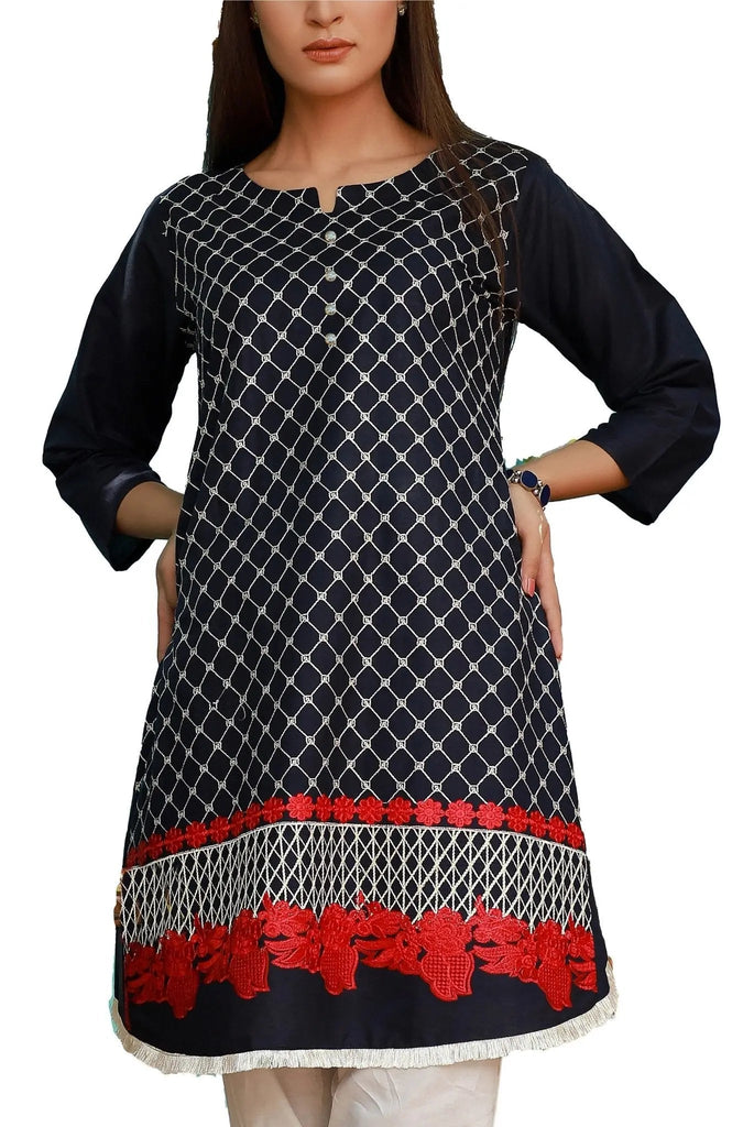 IshDeena Indian Kurtis for Women Indian Style Cotton Tunics Womens Tops Summer Embroidered - IshDeena