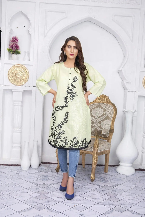 IshDeena Indian Kurtis for Women Indian Style Cotton Tunics Womens Tops Summer Embroidered - IshDeena