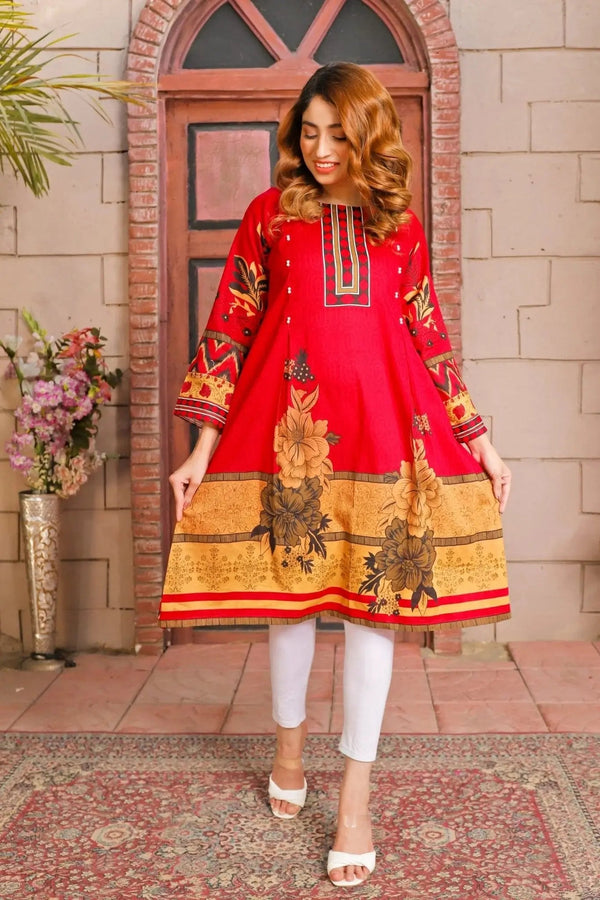 IshDeena Indian Kurtis for Women Pakistani Kurtis for Women Indian Style Cotton Long Top - IshDeena